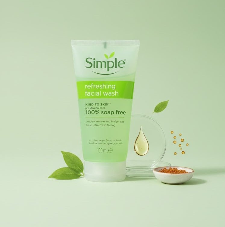 Simple Refreshing Facial Wash | Gentle Daily Face Cleanser for Fresh & Clean Skin