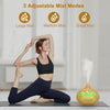 Wooden Lattice Ultrasonic Aroma Diffuser | Elegant Essential Oil Mist Humidifier for Home & Office